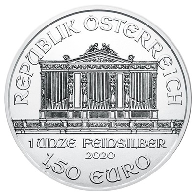 (image for) 2020 1oz Silver PHILHARMONIC